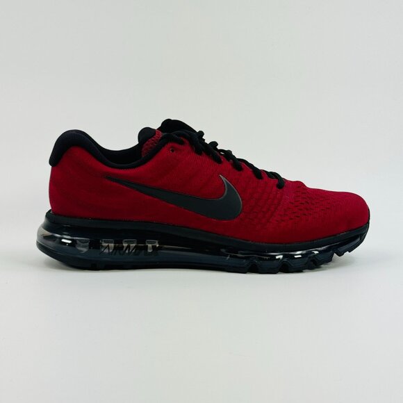 nike air max 2017 black team red
